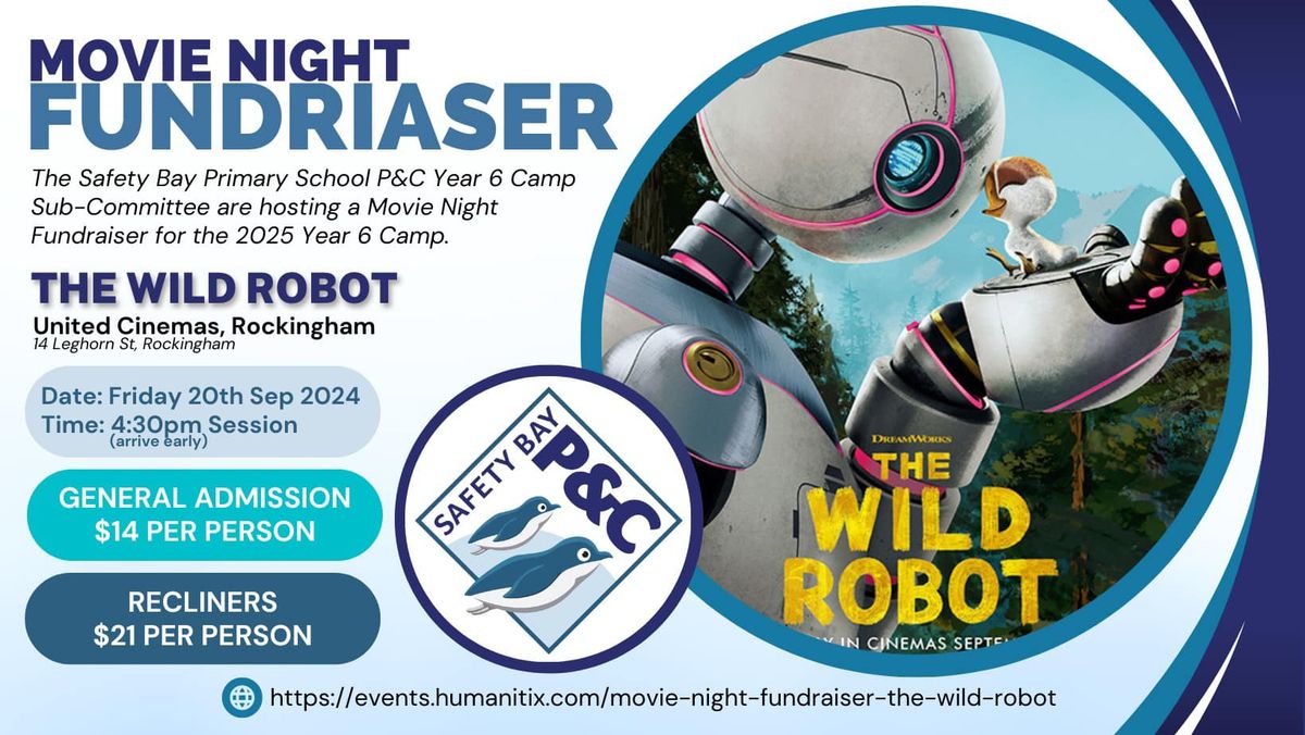 Movie Night Fundraiser - The Wild Robot