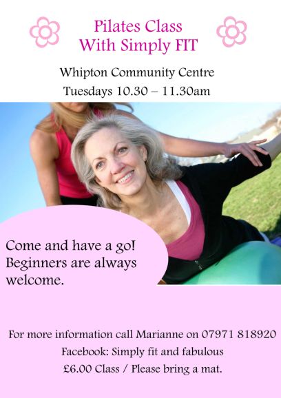 Pilates with Simply Fit at Whipton Community Centre