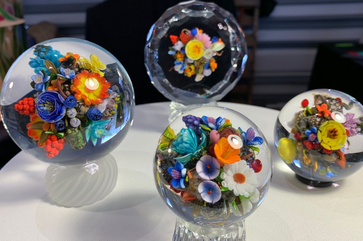 FREE Public Event - GLASS ART SHOW: Paperweights, Marbles, Murrine, Sculpture