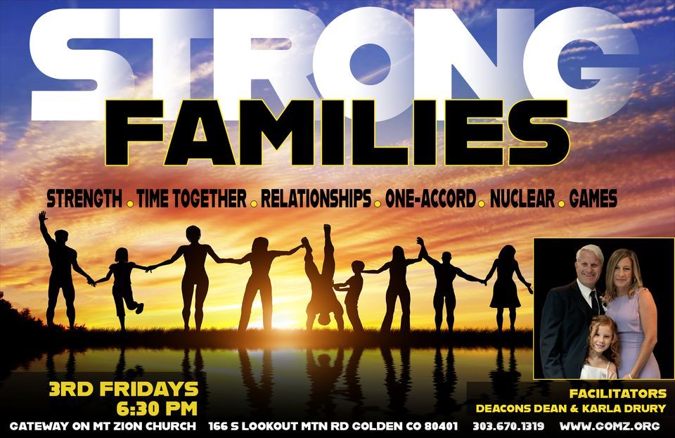 STRONG FAMILIES - Where families with children can feel like they belong