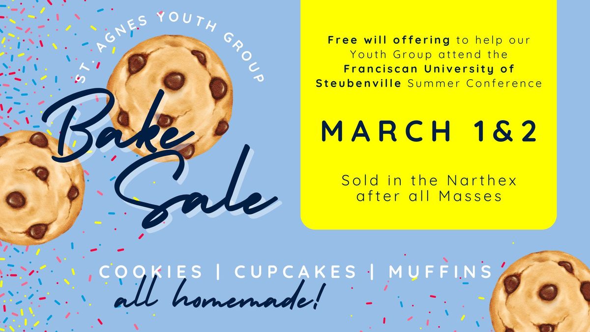 St. Agnes Youth Group Bake Sale