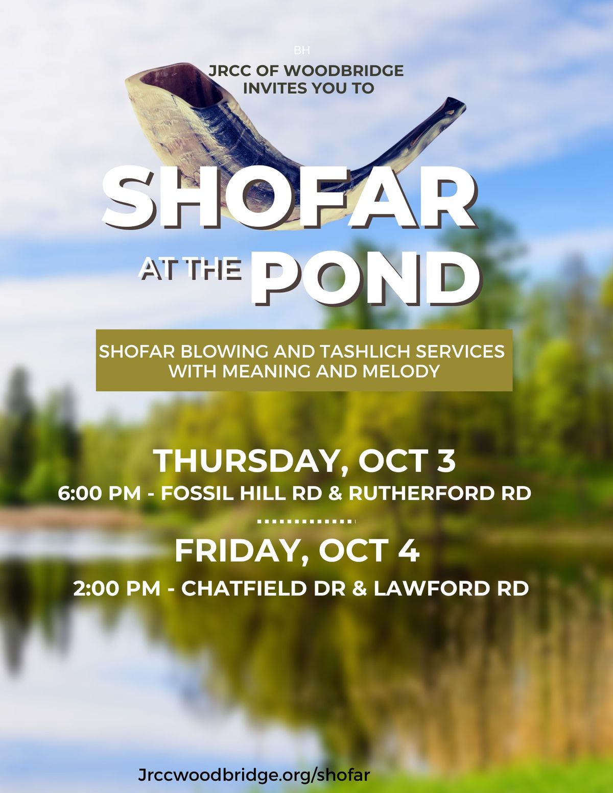 Shofar At The Pond 