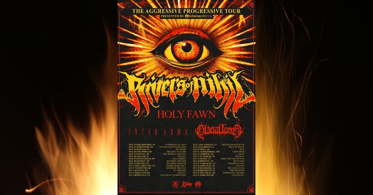 Saint Vitus presents: Rivers of Nihil, Holy Fawn, Inter Arma, Glacial Tomb @The Meadows