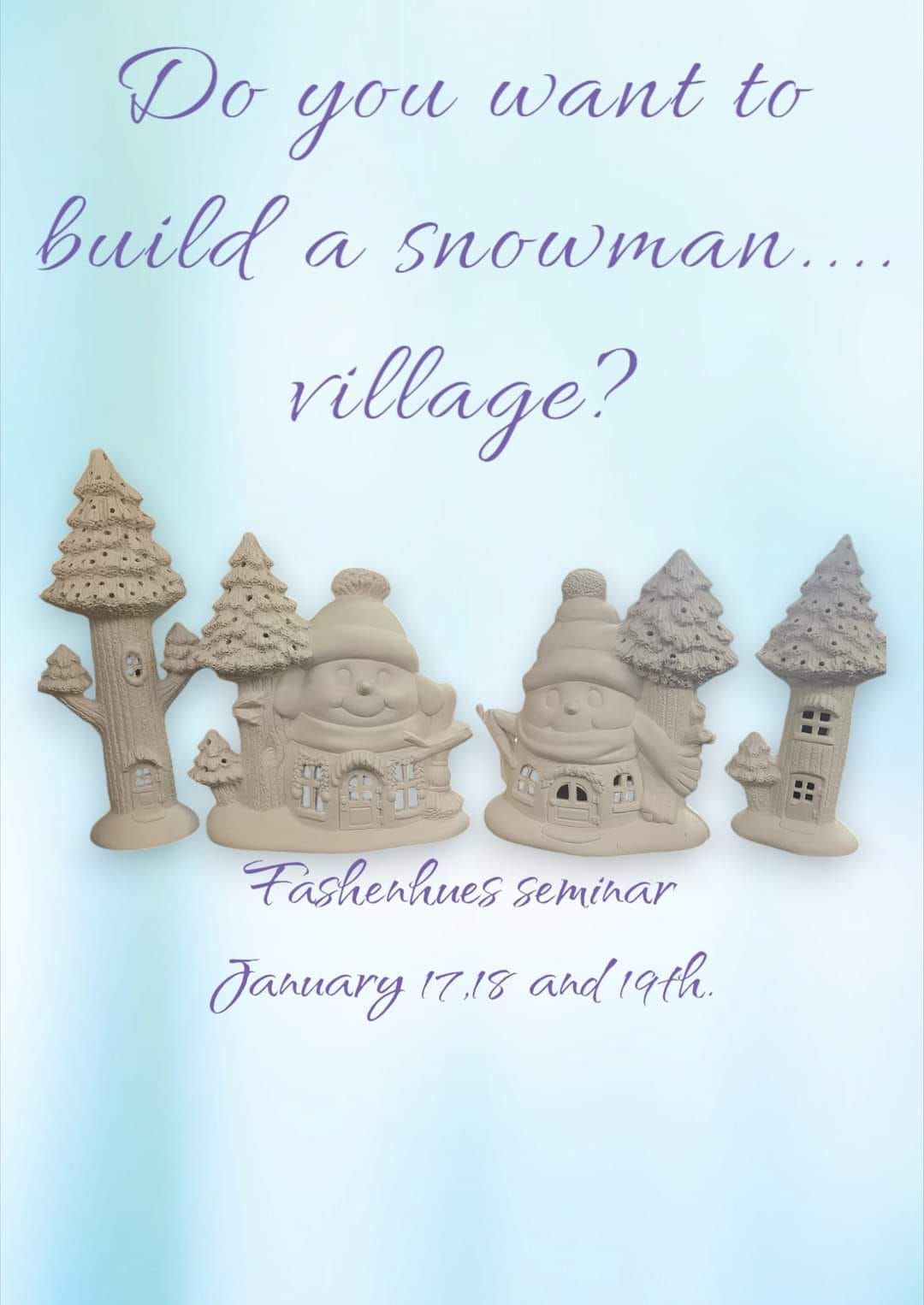 Snowman Village Seminar