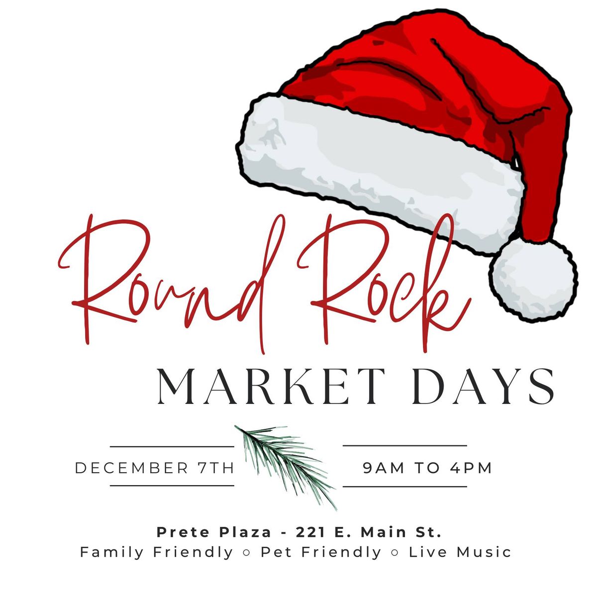 December Round Rock Market Days