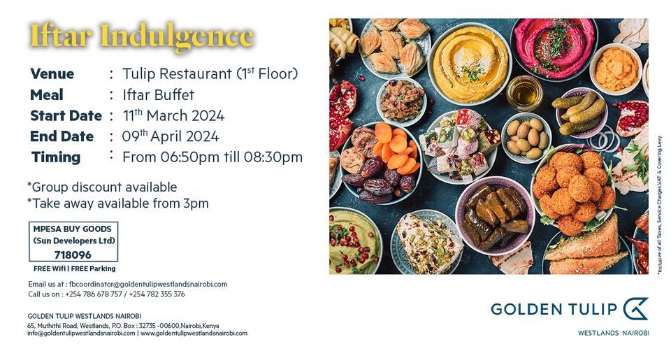 Iftar Indulgence at Temptation Restaurant