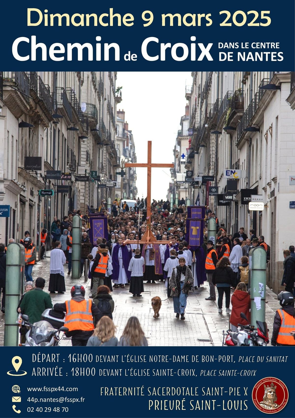 Grand Chemin de Croix dans les rues de Nantes