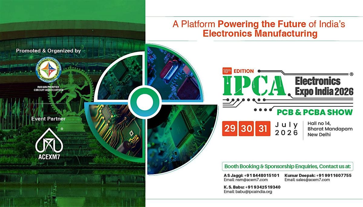 IPCA Electronics Expo India 2026