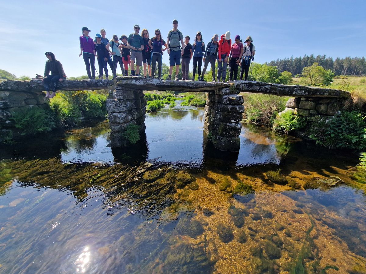 May 23-26 BH in Dartmoor NP, ancient clapper bridges, iconic ponies, Dart River