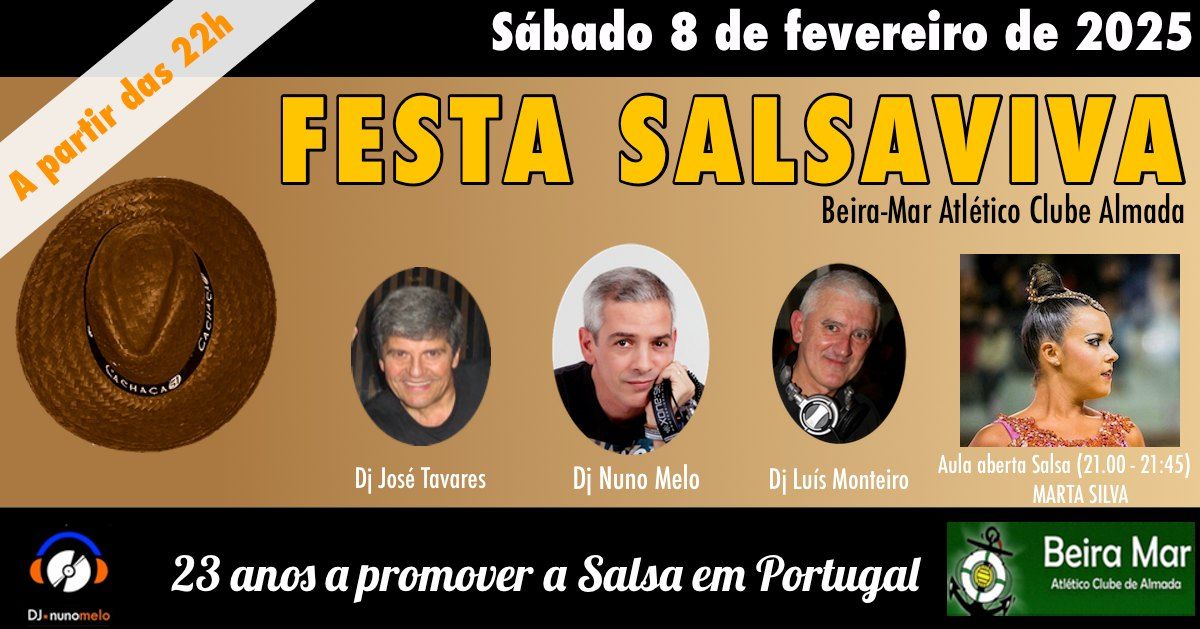 Festa Salsaviva - S\u00e1bado 8 de fevereiro 2025