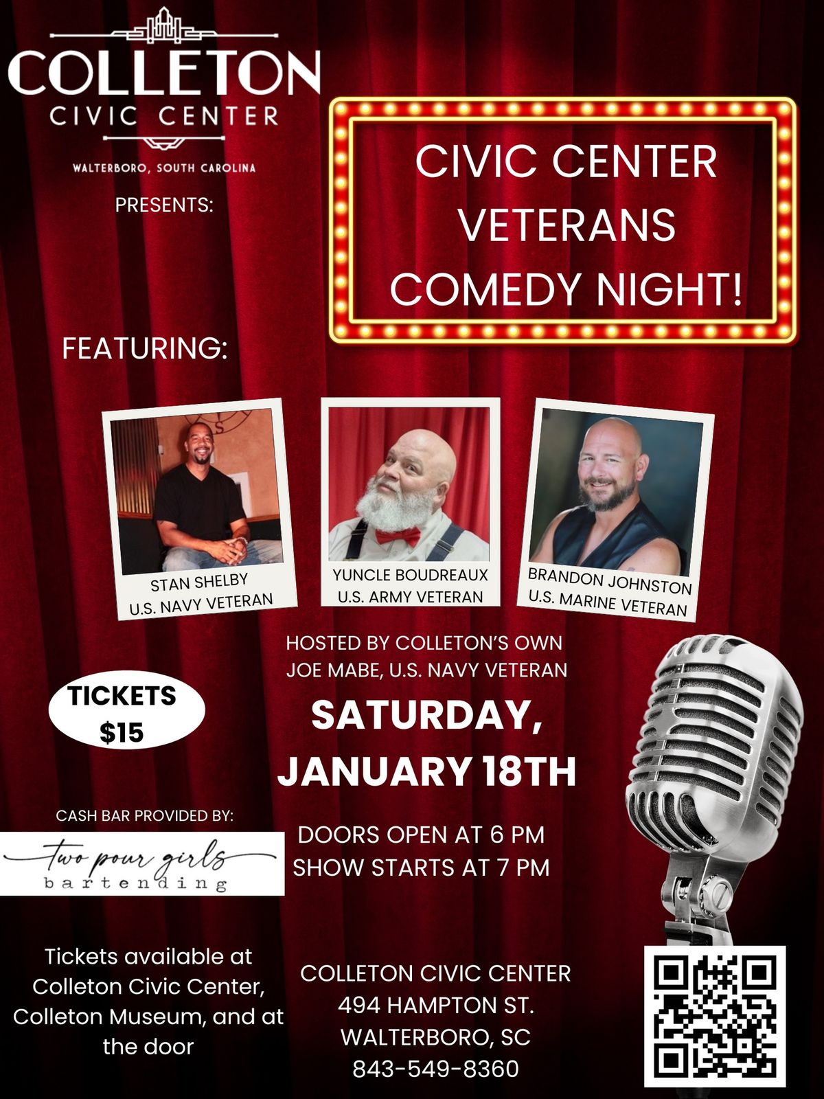 Civic Center Veterans Comedy Night