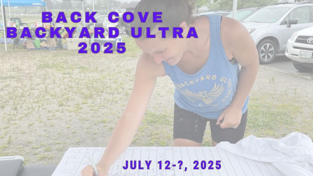 Back Cove Backyard Ultra