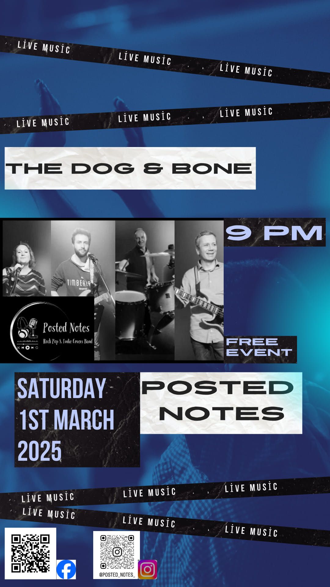 Posted Notes - Live Music @ The Dog & Bone 