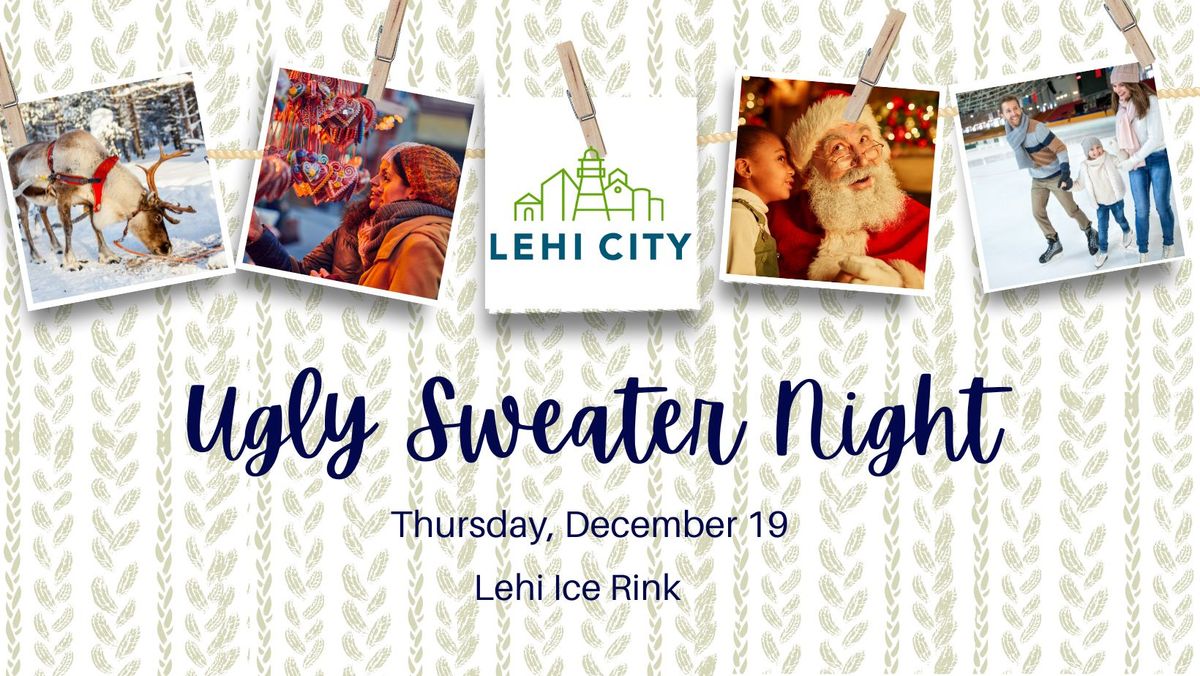 Ugly Sweater Night at the Ice Rink 