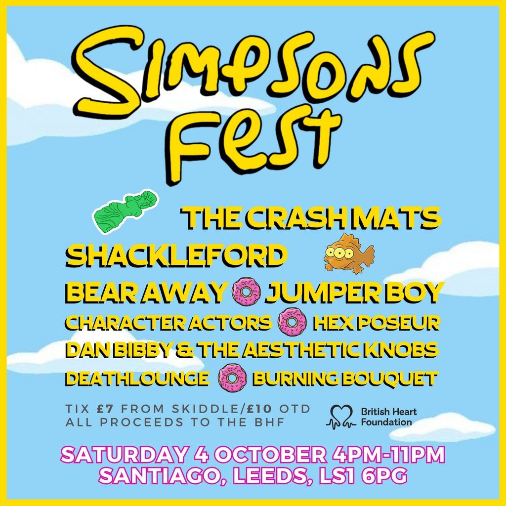 Simpsons Fest Leeds 2025 @ Santiago - punk and emo all-dayer