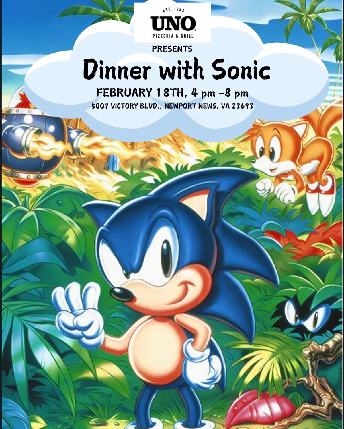 Dinner with Sonic