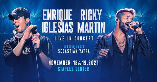 Los Angeles,CA - Enrique Iglesias & Ricky Martin