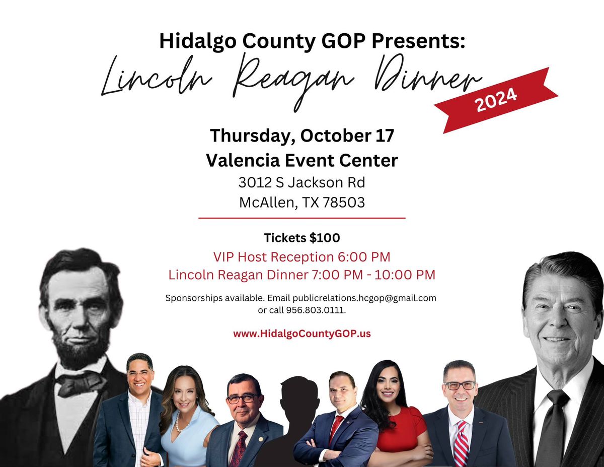 Hidalgo County GOP Presents: Lincoln Reagan Dinner 