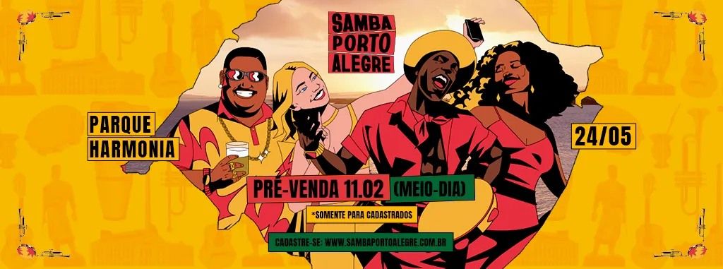 SAMBA PORTO ALEGRE, com Sorriso Maroto, Menos \u00e9 Mais, Suel, Legado e+ no Parque Harmonia