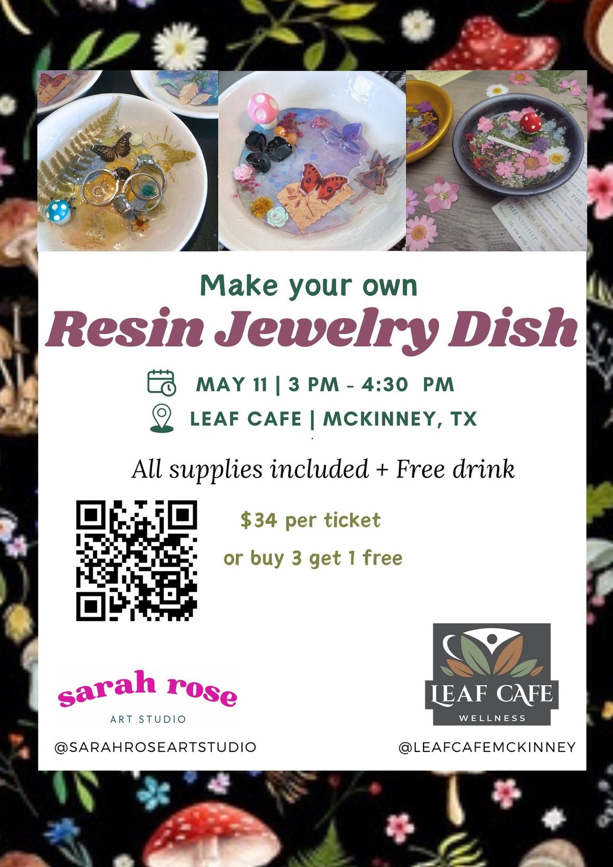 Make Your Own Resin Jewelry Dish Party