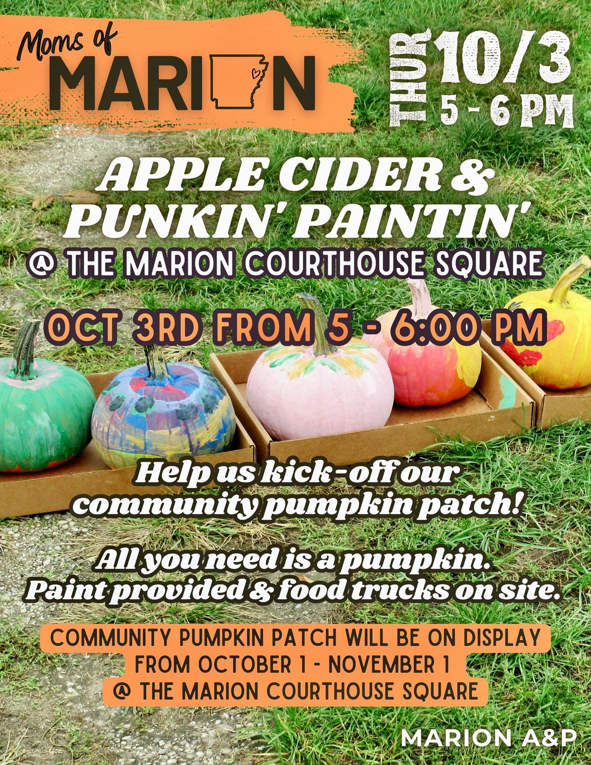 Punkin' Paintin' on the Marion Square 2024