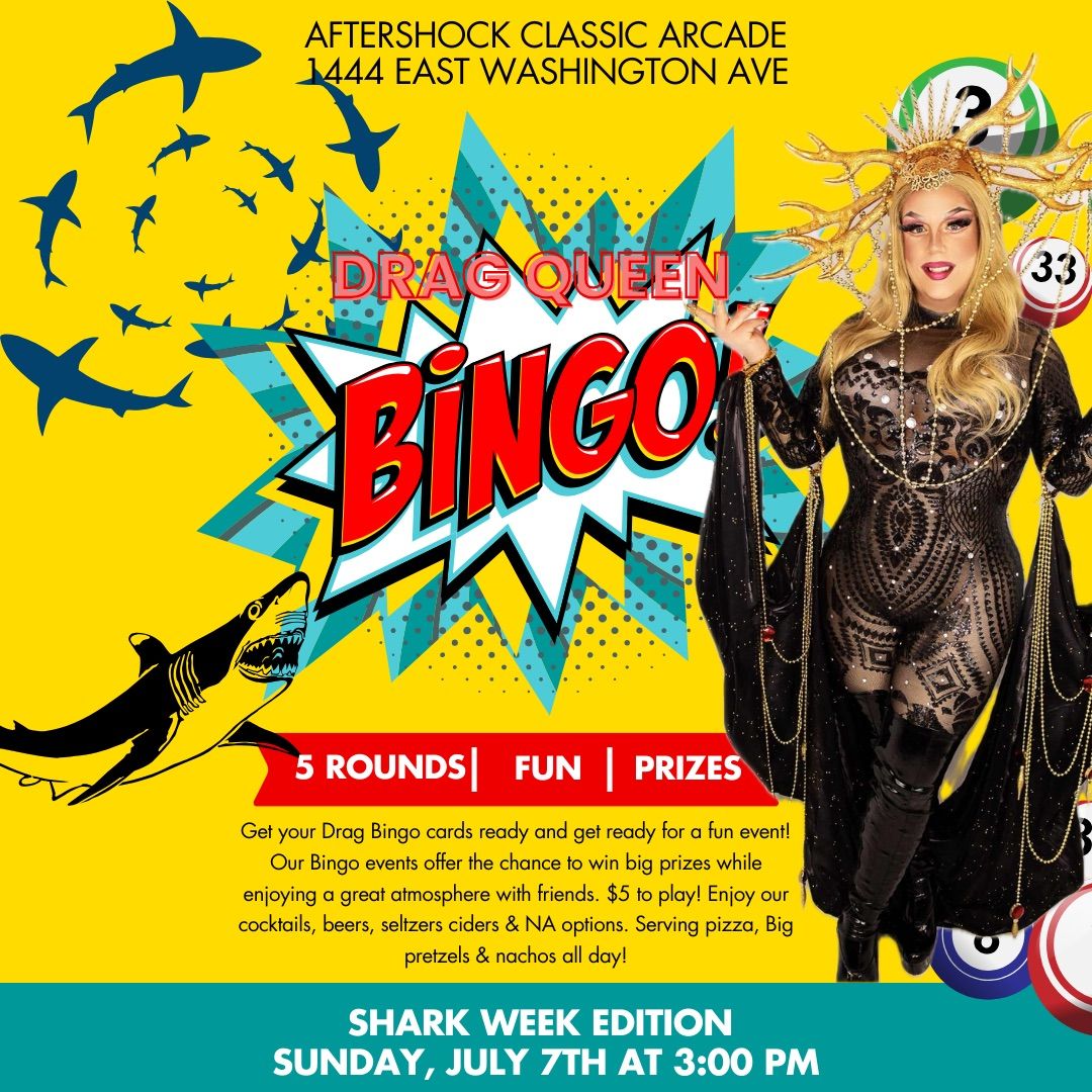 Drag Queen Bingo- Shark week edition-Cynthia Mooseknuckle 