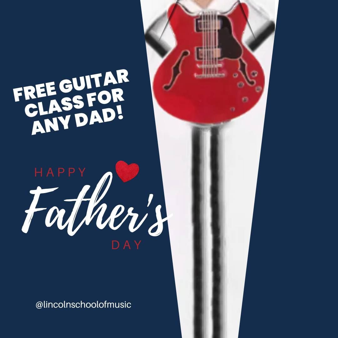 Celebrate Father\u2019s Day with a Free Guitar Class!