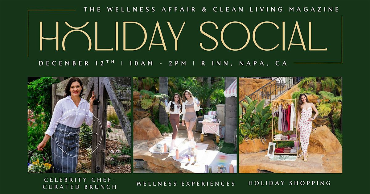 Luxury Holiday Social for Clean Living Magazine