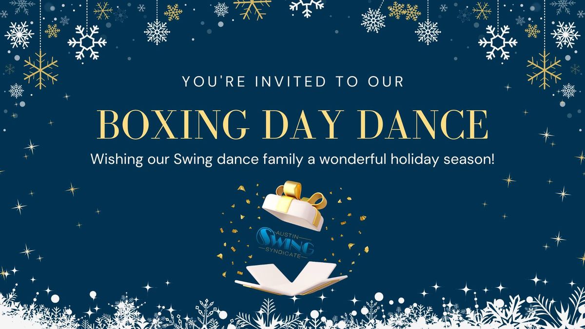 Free! Boxing Day Swing Dance