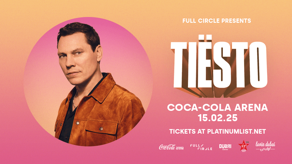 Tiesto at Coca-Cola Arena in Dubai