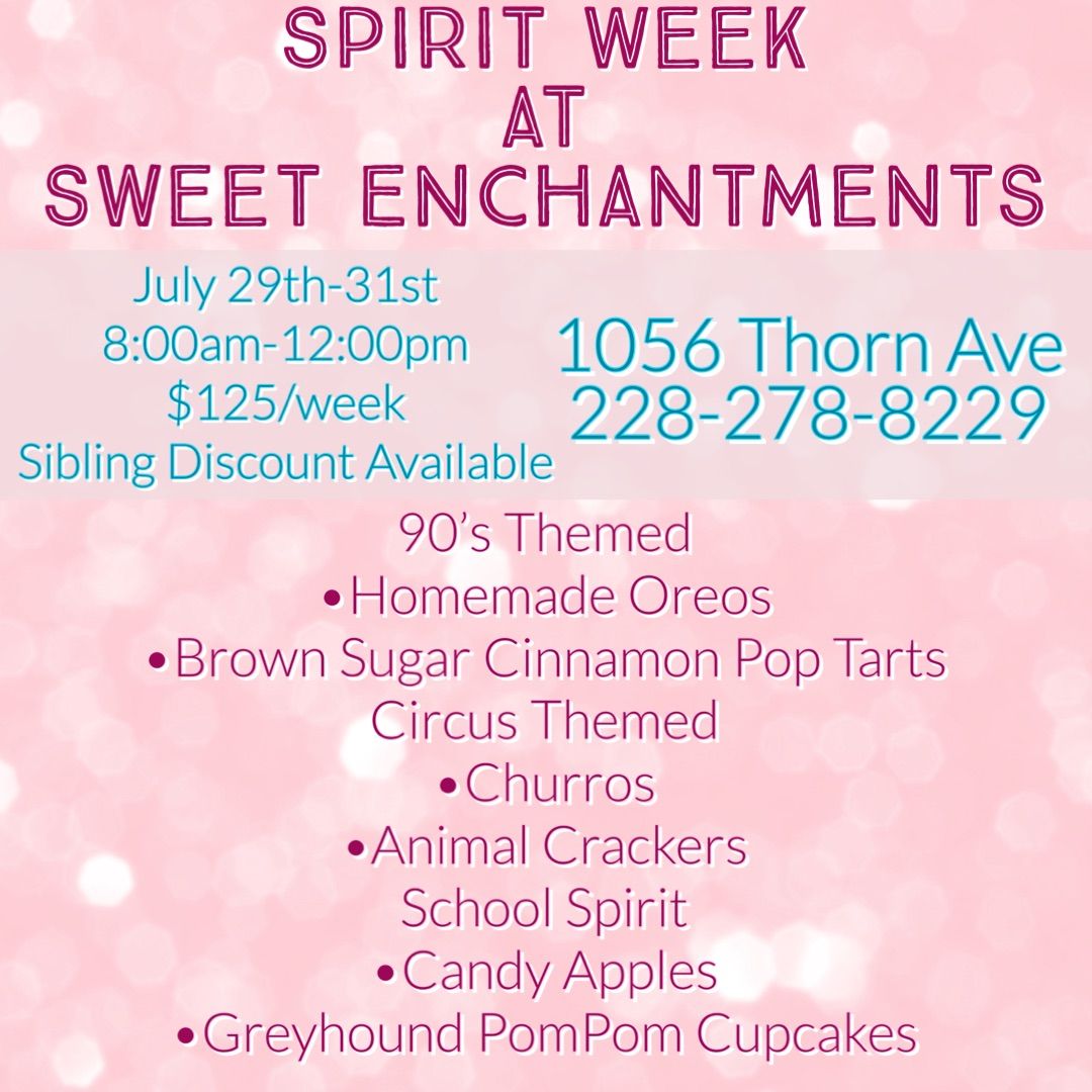 Spirit Week at Sweet Enchantments