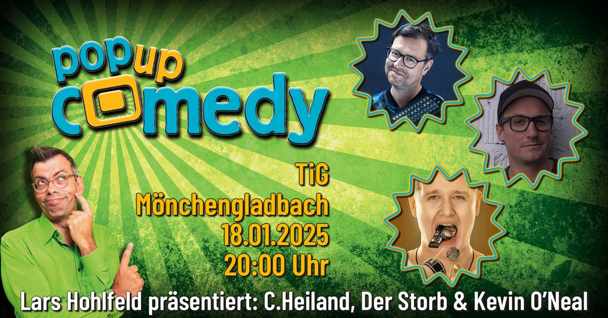 Pop up Comedy - im TiG in M\u00f6nchengladbach