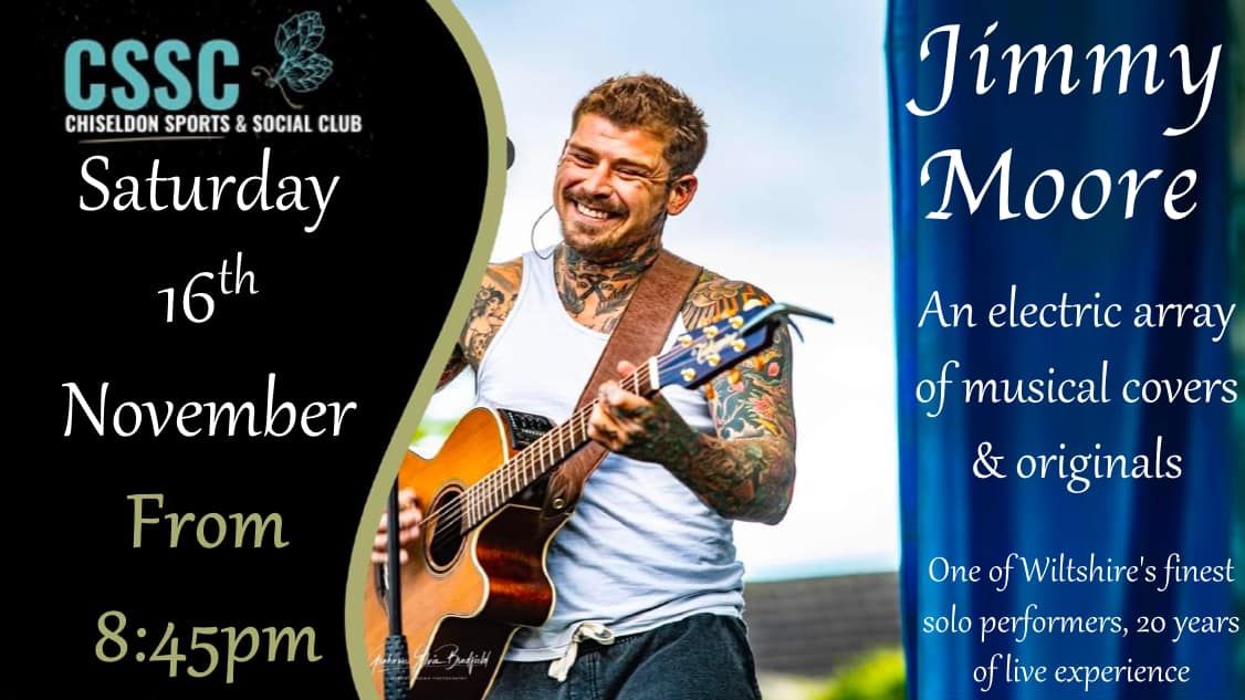 Jimmy Moore Live at Chiseldon Sports & Social Club