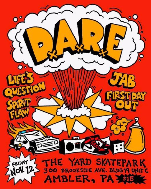 DARE, Life's Question, Jab, First Day Out, Spirit Flaw @ The Yard