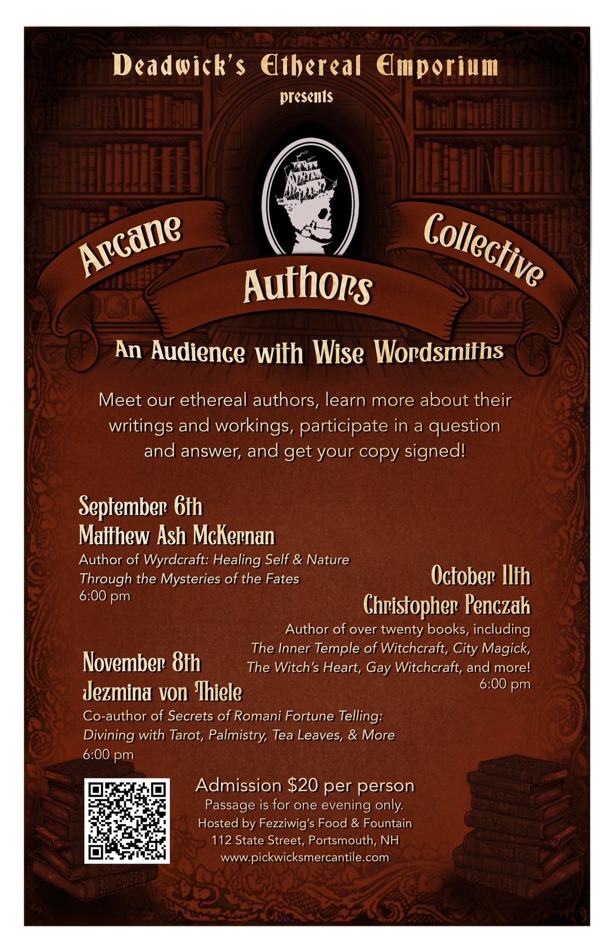 Arcane Authors Collective : An Audience with Wise Wordsmiths featuring Jezmina von Thiele