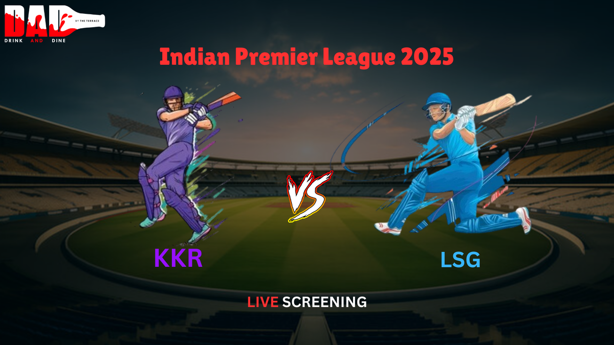 Screening of Kolkata Knight Riders vs Lucknow Super Giants