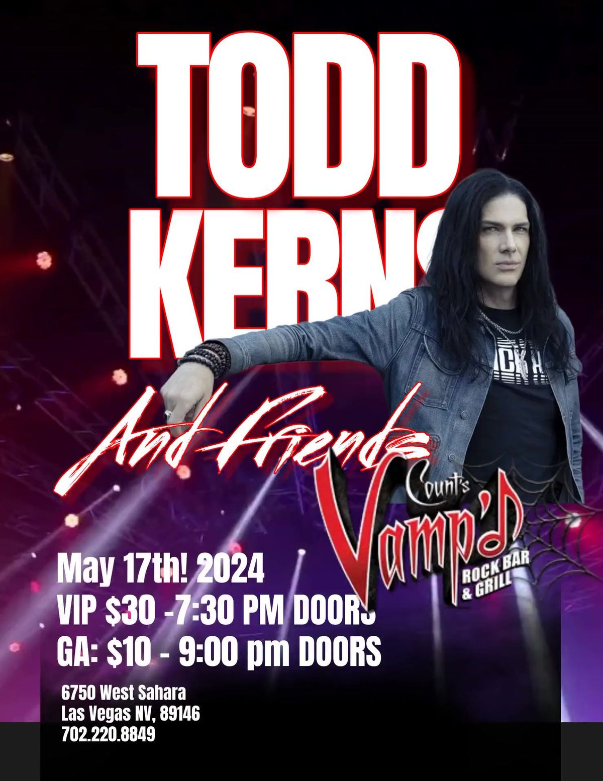 Todd Kerns & Friends live at Vamp'd ! 
