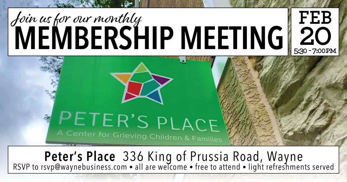 February Member Meeting 