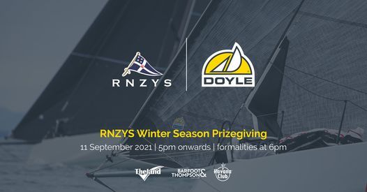 RNZYS Winter Season Prizegiving