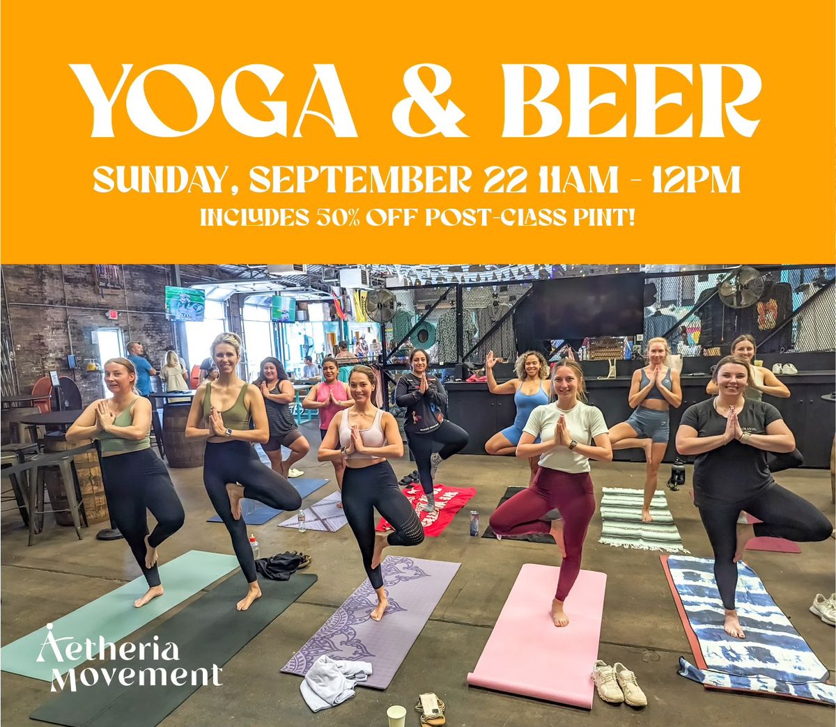 Yoga & Beer at Urban South!