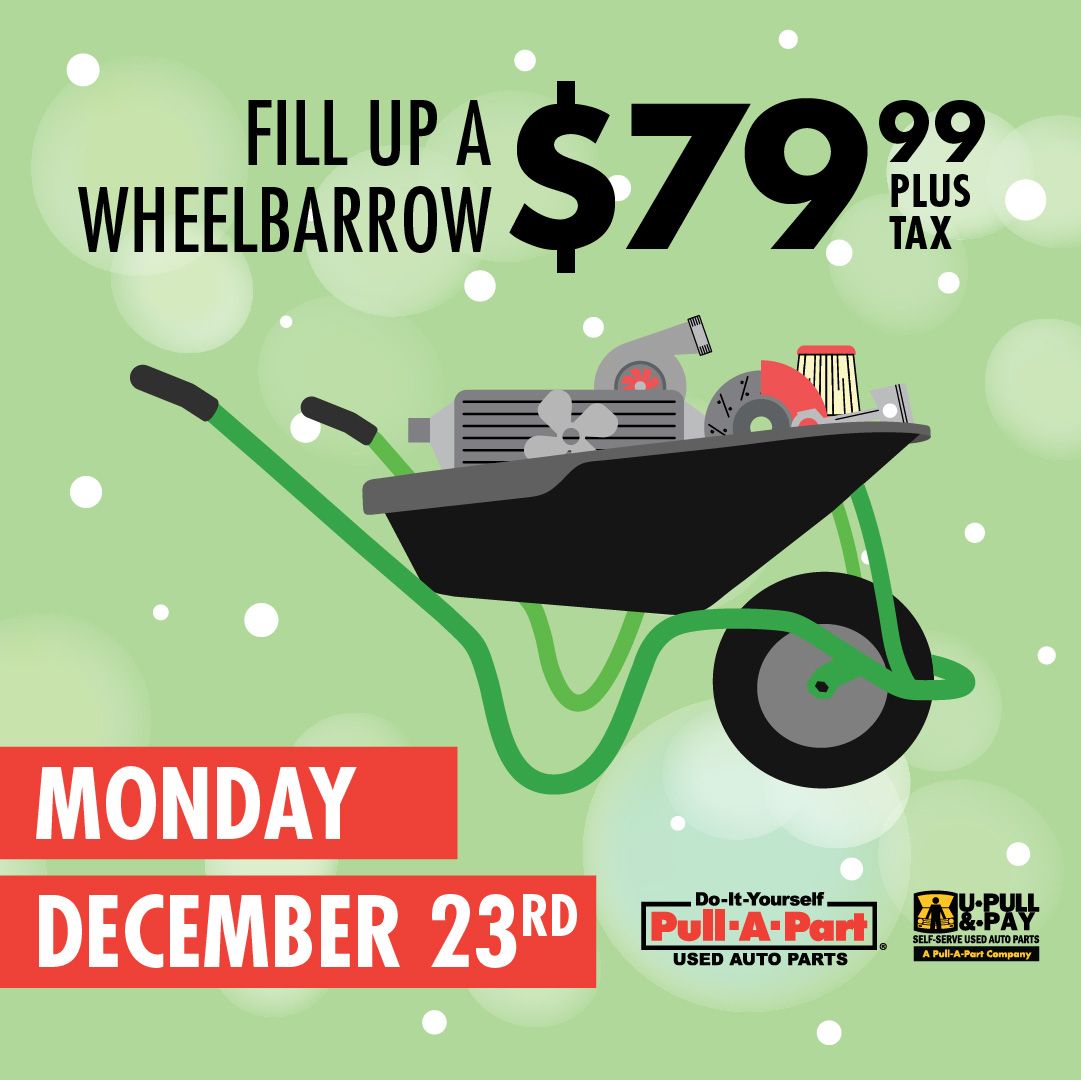 Fill up a wheelbarrow!