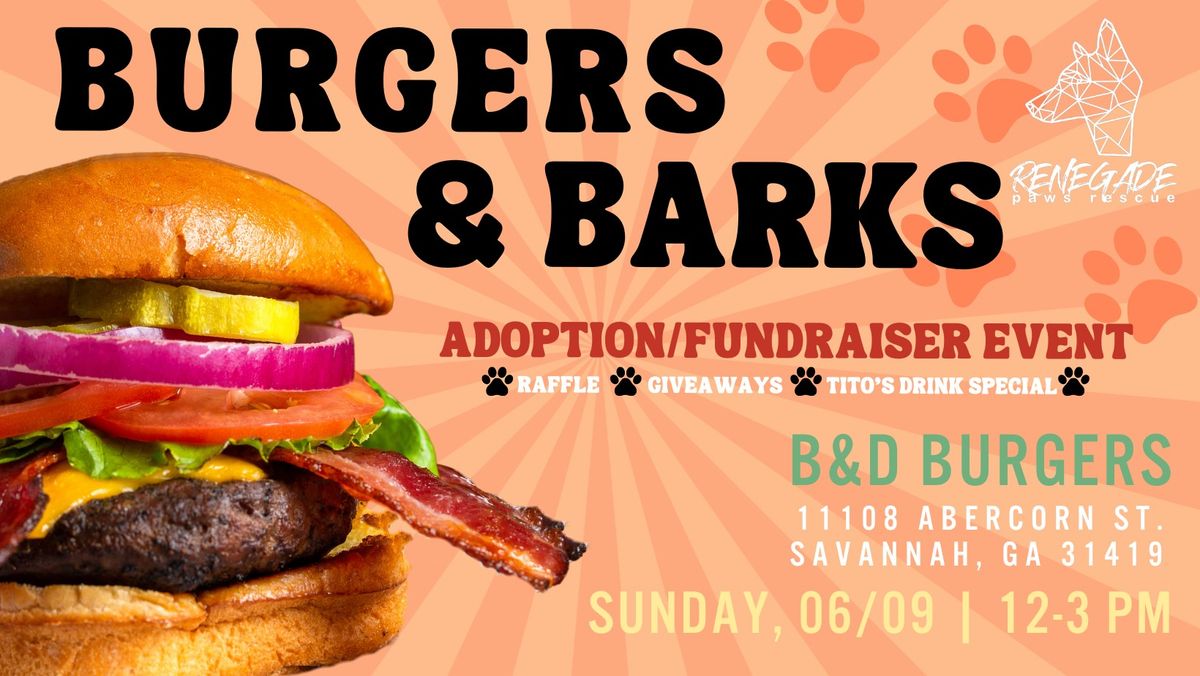 Burgers & Bark Adoption\/Fundraiser ???