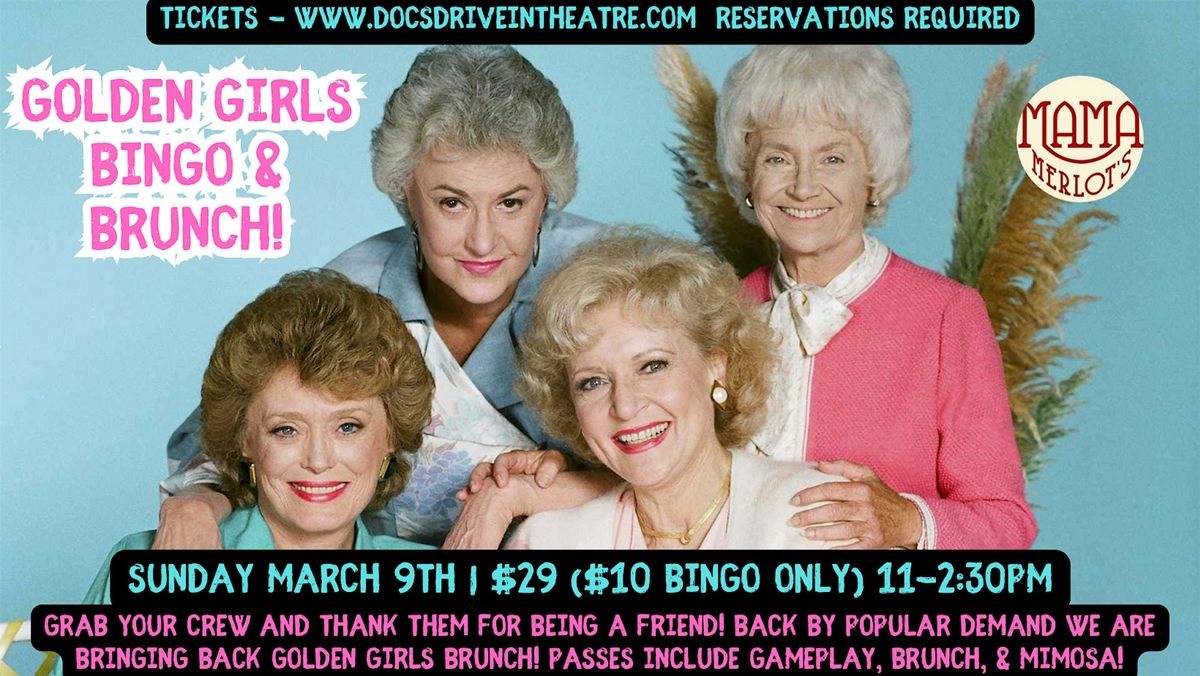 Golden Girls Bingo & Brunch at the Speakeasy