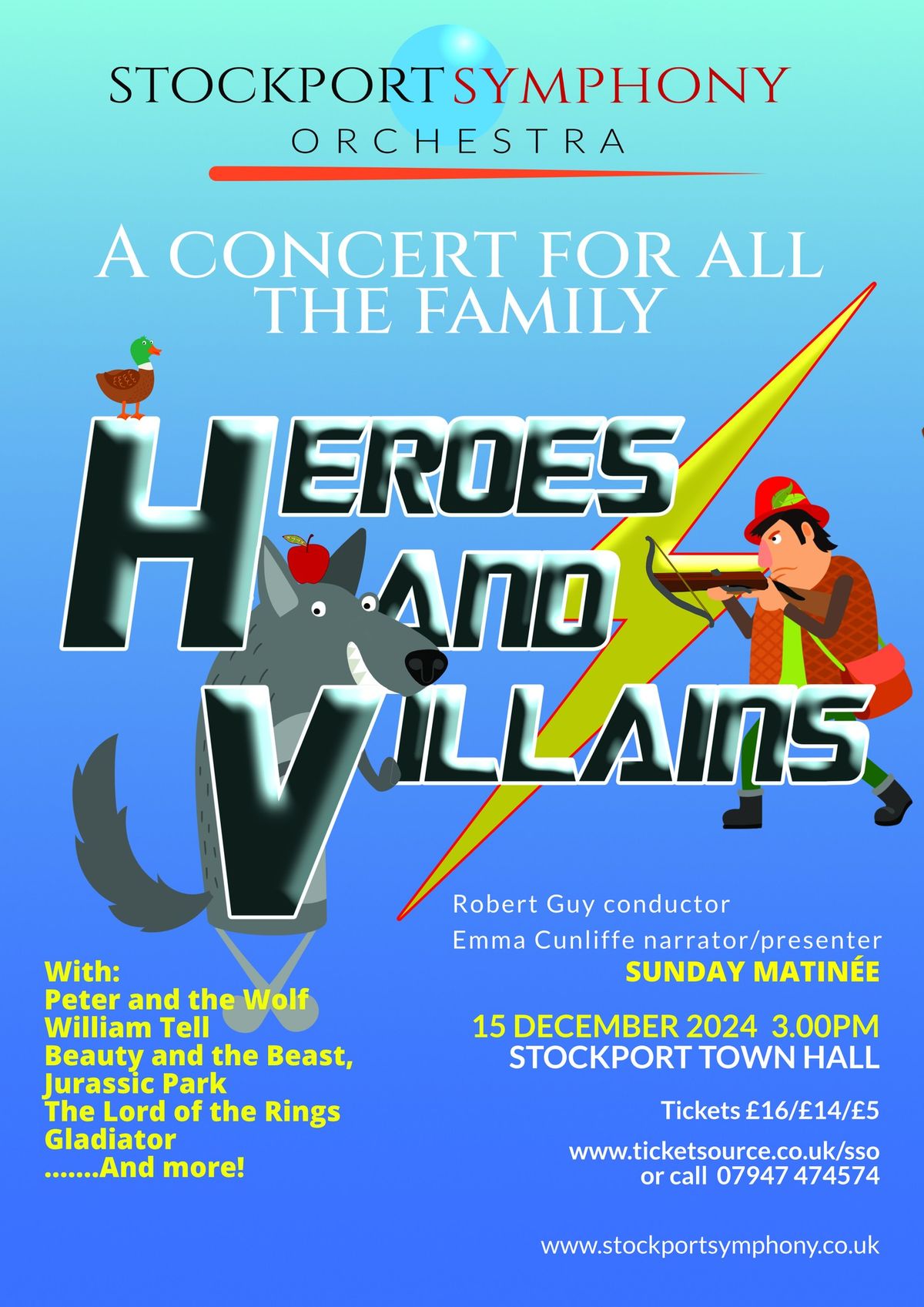 Heroes and Villains - Family Matinee