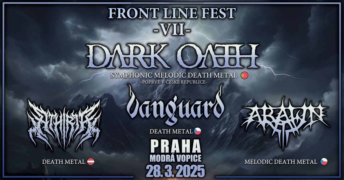 Front Line Fest -VII- | PRAHA | DARK OATH (PT) + VANGUARD + ATHIRIA (AT) + ARAWN