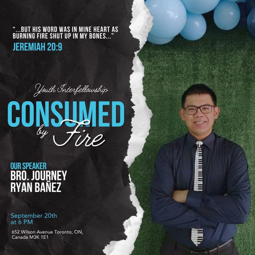 Youth CONSUMED Fire OUR SPEAKER BRO. JOURNEY RYAN BANEZ