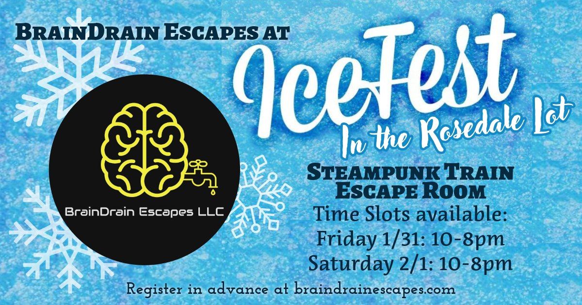 BrainDrain Escapes at IceFest