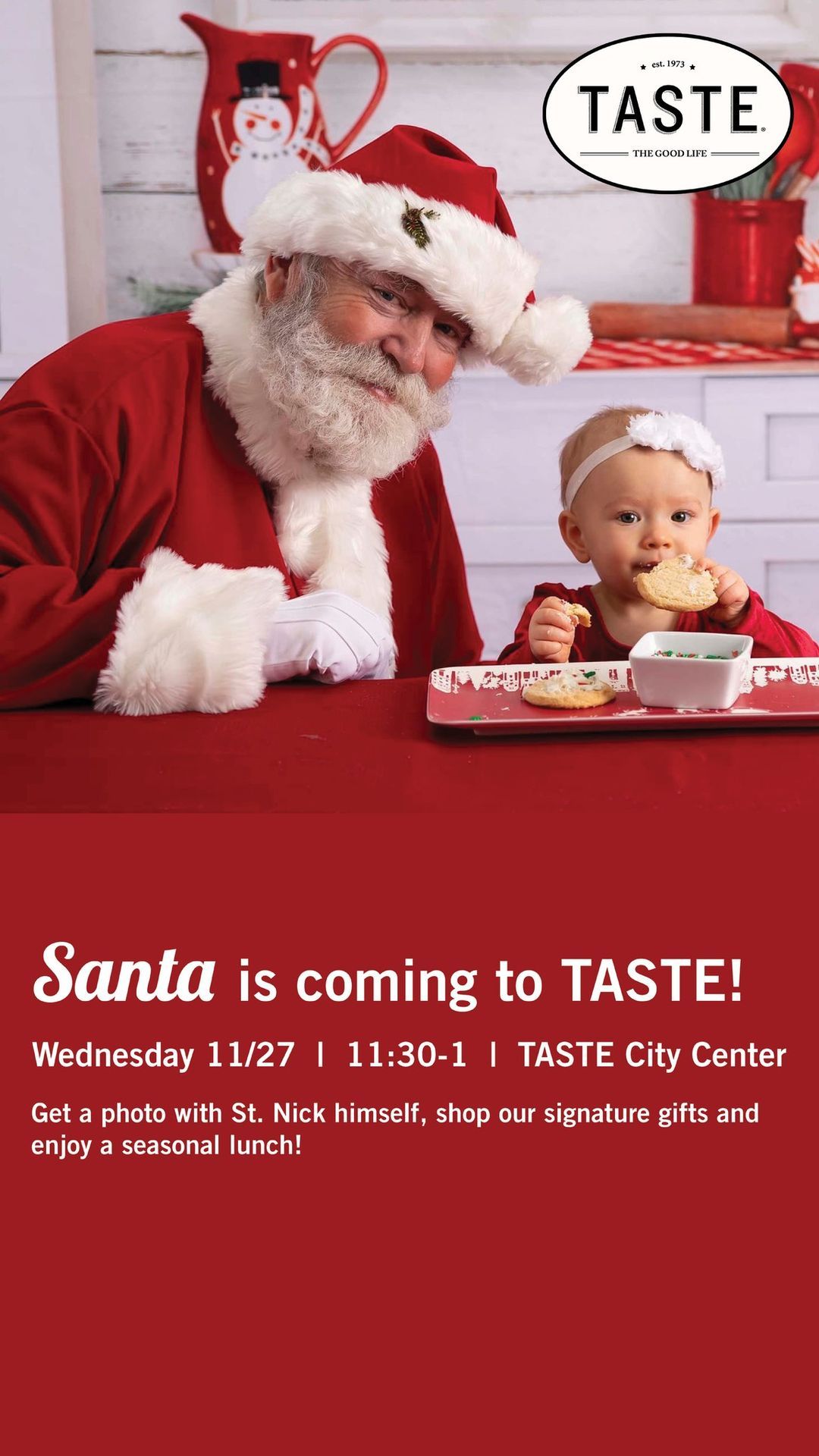 Santa Claus at TASTE Newport News