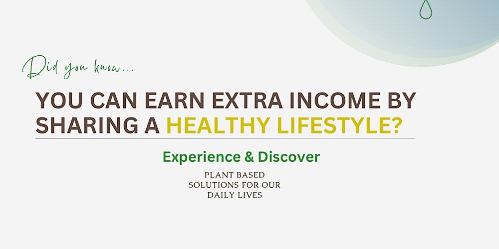 DAY RETREAT - Income Opportunity thru Living a Healthy Lifestyle