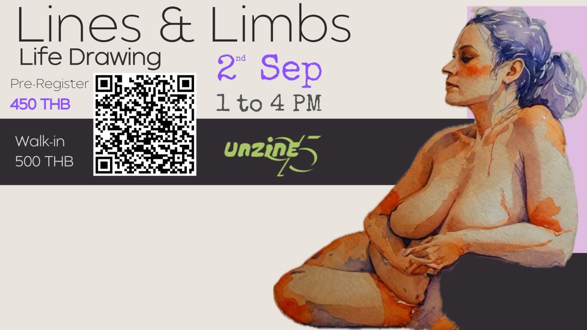 Lines & Limbs - Life Drawing at UNZINE 95